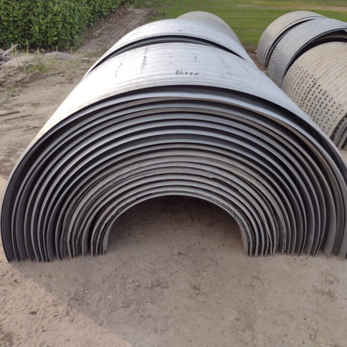 Tunele wentylacyjne (2 rzędy) - widok z przodu