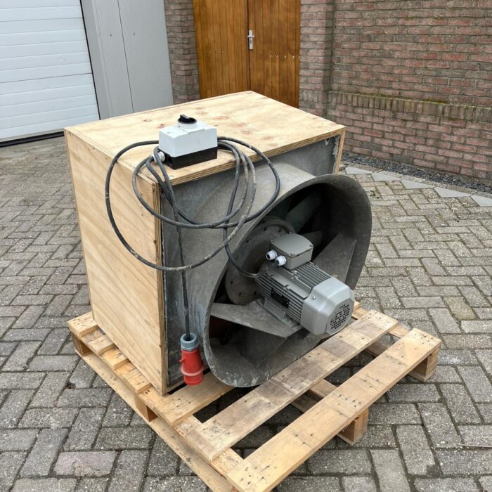 Wentylatory 1,5 kW - widok z przodu