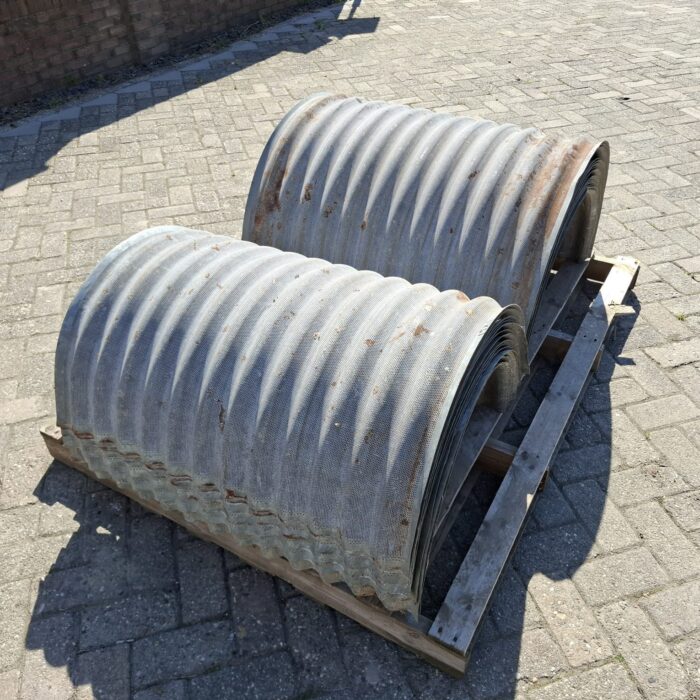 Tunele wentylacyjne do zboża używane - widok z boku