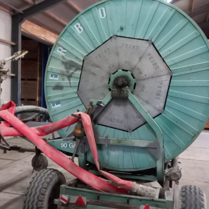 Deszczownia Ferbo 350m/90mm - widok z tyłu