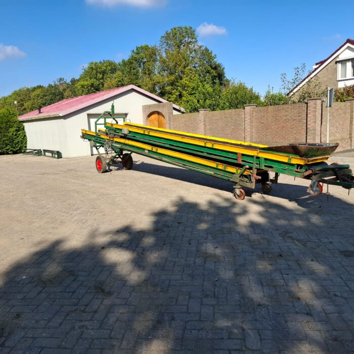 Przenośnik Duo Visser 8 + 8 m - widok z boku