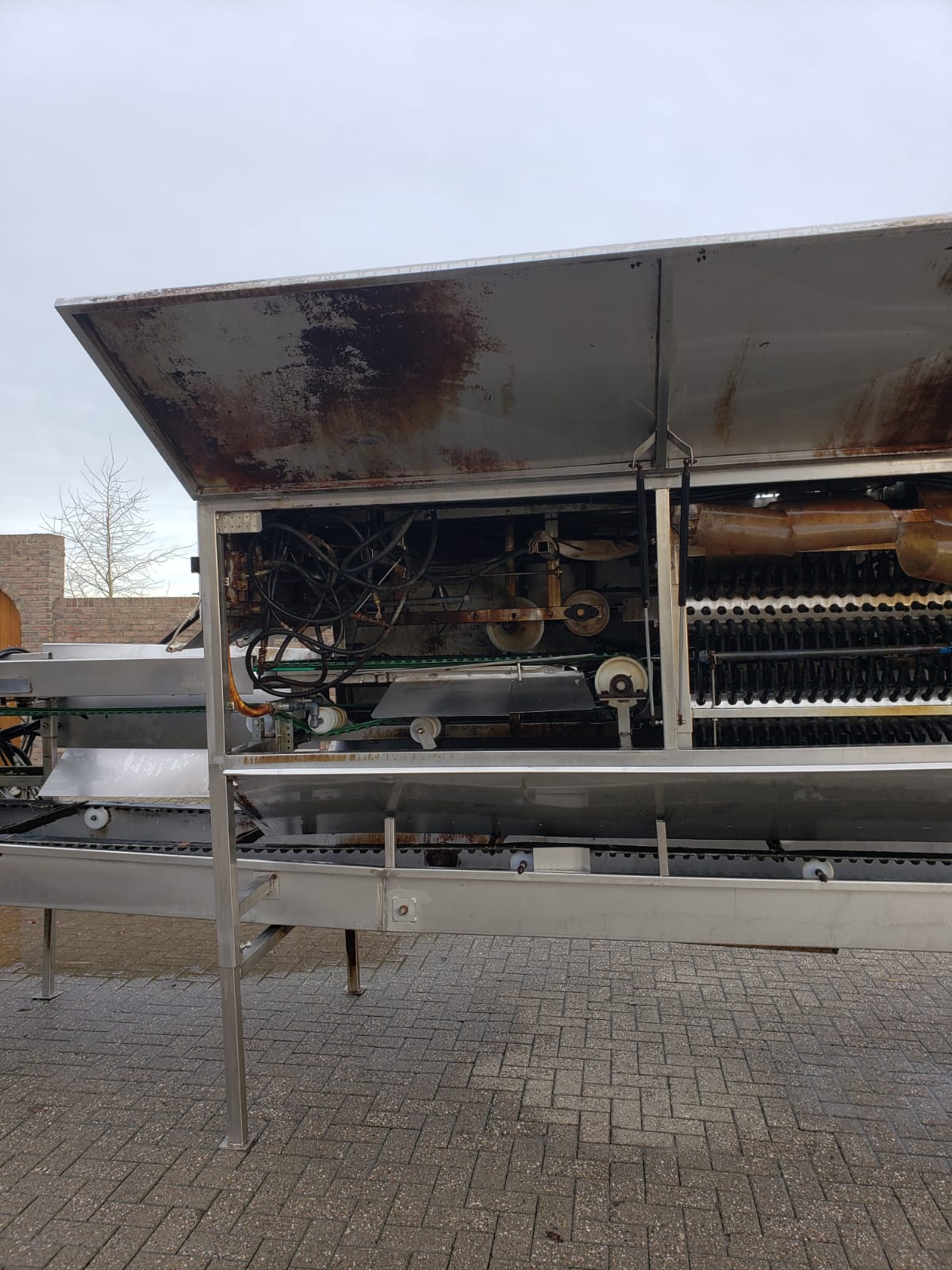 Myjka do pora - widok na wnętrze