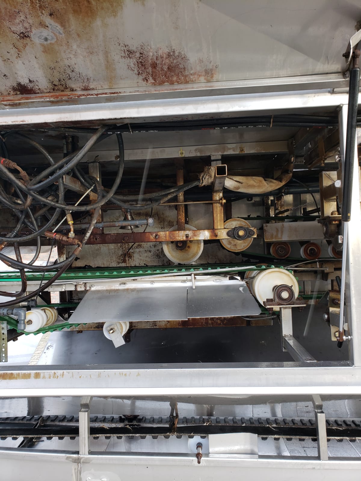 Myjka do pora - widok na wnętrze